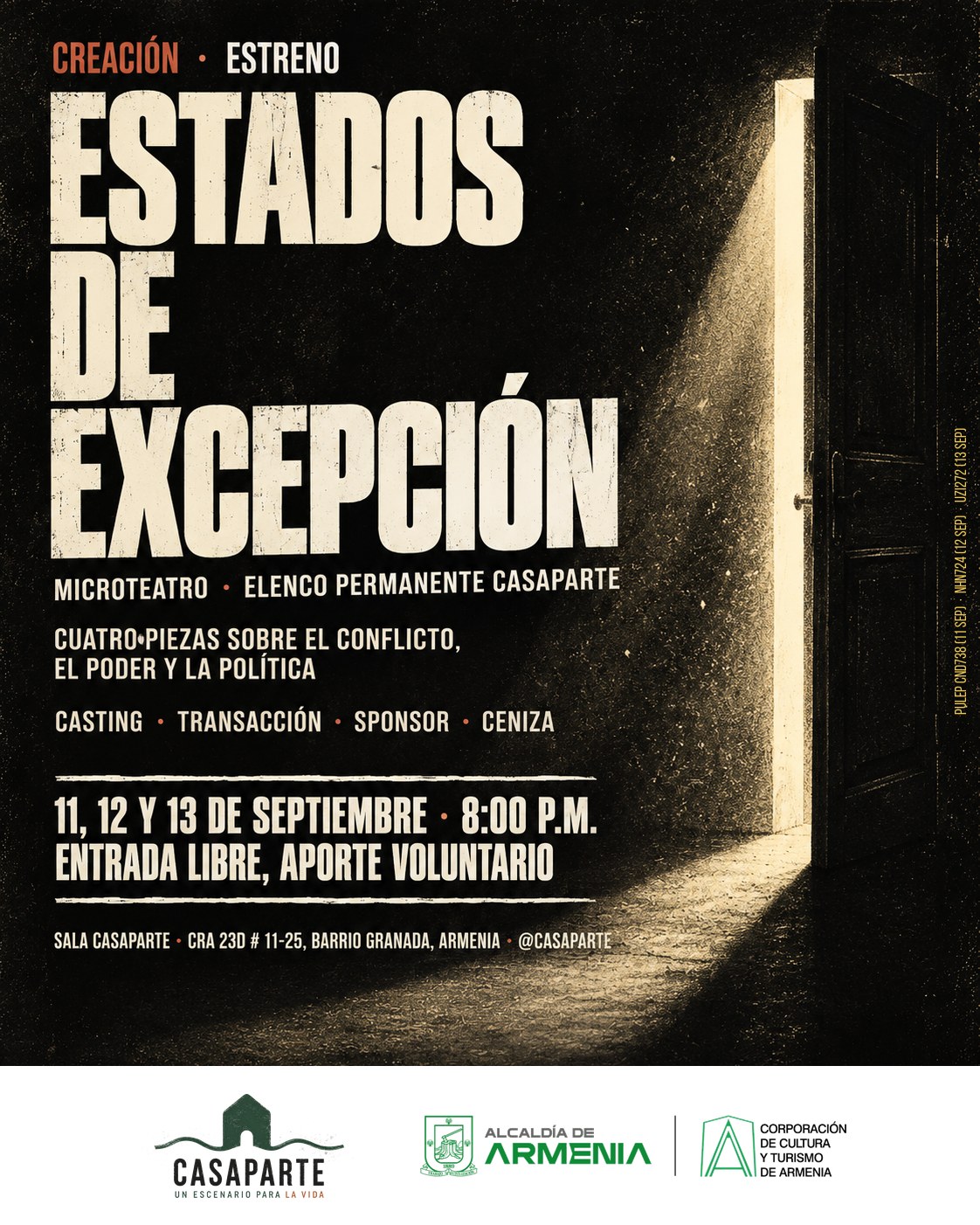 Estados de Excepción — estreno del Elenco Permanente de Casaparte
